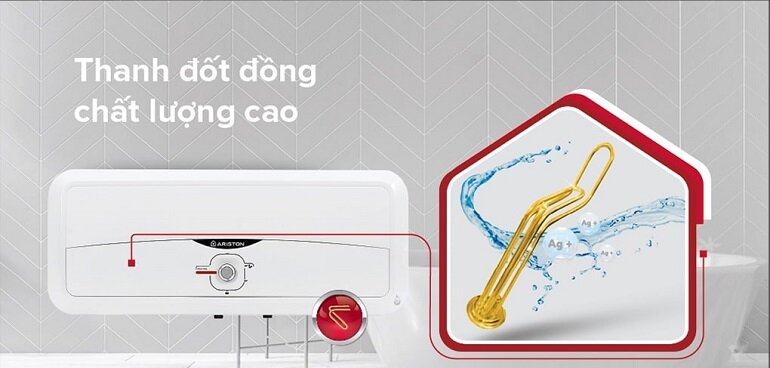 Bình nóng lạnh Ariston 20 lít SL2 20 R 2.5FE - MT