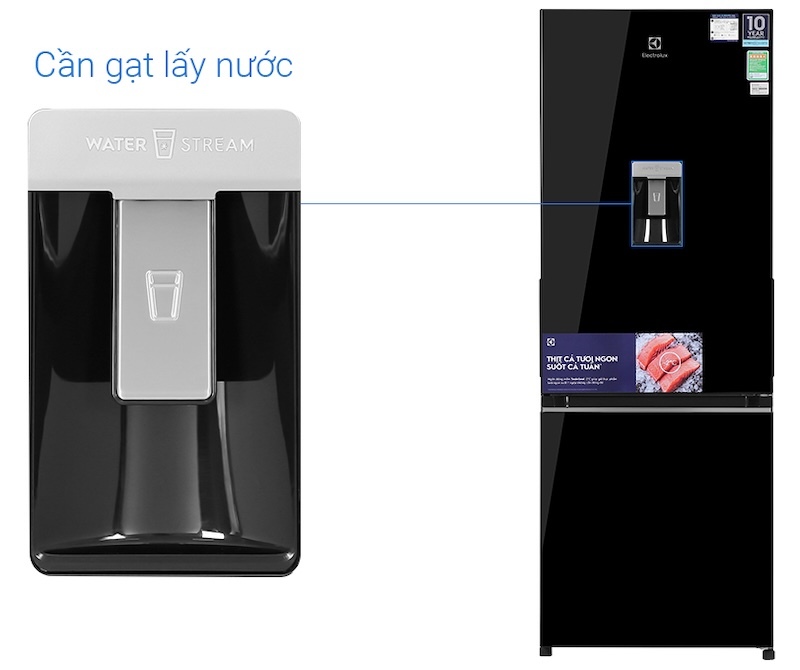 Tủ lạnh Electrolux Inverter 308 lít EBB3442K-H (EBB3442K-A) 4 Thiết kế ngăn đá dưới của tủ lạnh Electrolux Inverter 308 lít EBB3442K-H mang đến sự tiện lợi tối đa