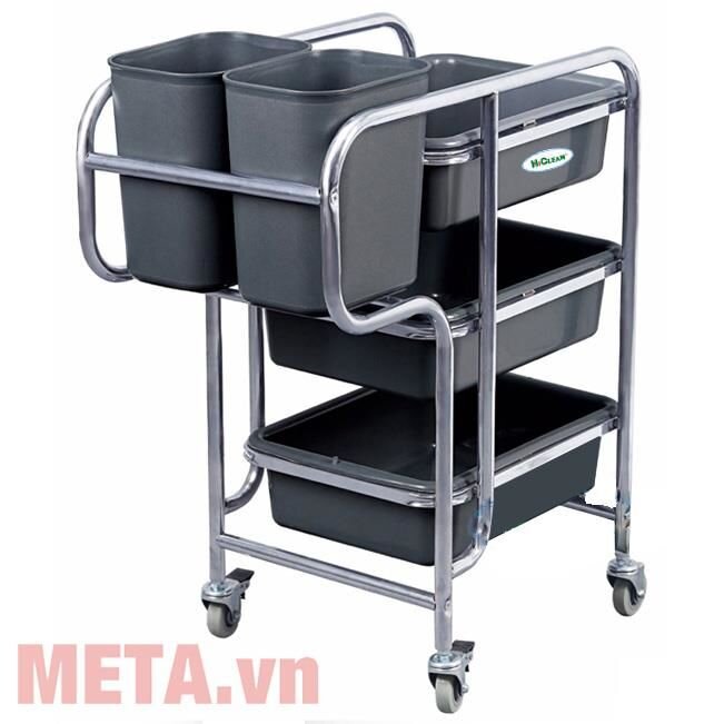 Xe đẩy phục vụ bàn HiClean HC 167