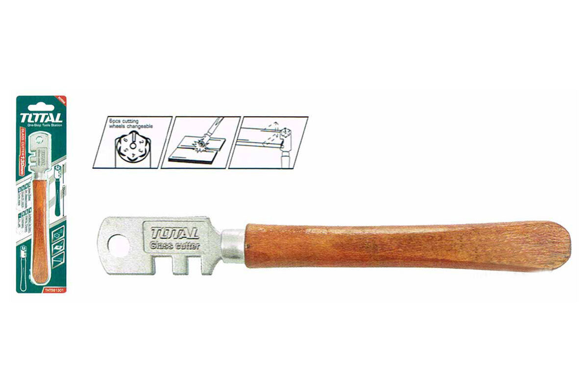 Dao cắt kính 130mm Total THT561301