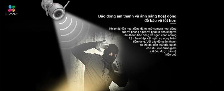 Camera quay quét Wifi theo dõi chuyển động EZVIZ Husky air CS-CV310 720P Camera quay quét Wifi theo dõi chuyển động EZVIZ Husky air CS-CV310 720P