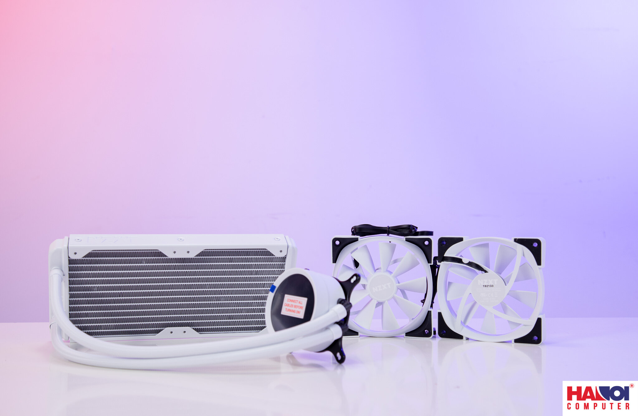 Tản nhiệt nước NZXT Kraken X53 RGB White - 240mm (RL-KRX53-RW)
