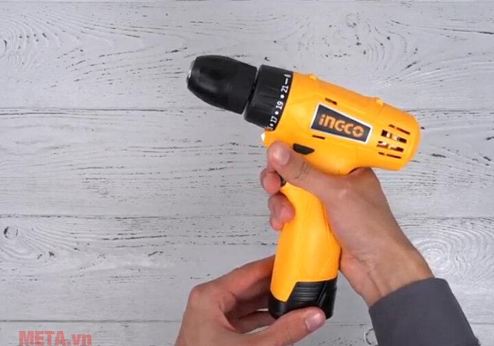 Bộ máy khoan pin 76 chi tiết INGCO HKTHP10761 12V