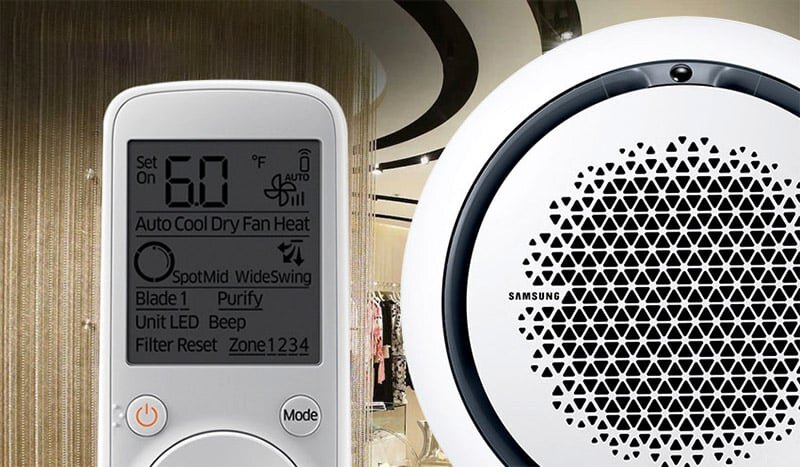 Điều hòa âm trần Samsung 34.100 BTU 2 chiều Inverter AC100RN4PKG/EU-AC100RXADKG/EU