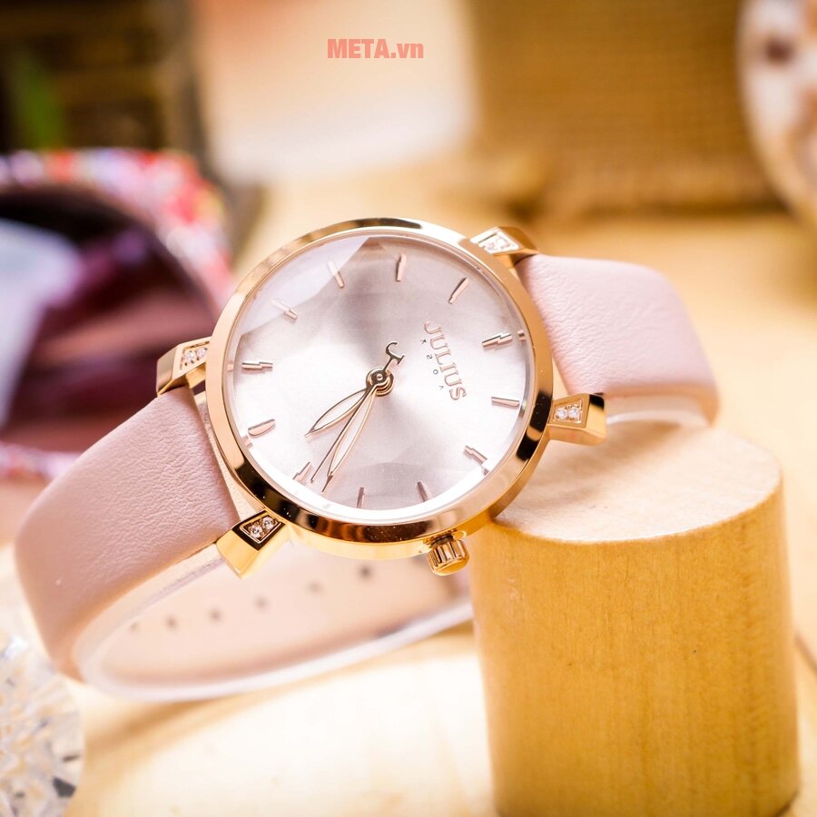 Đồng hồ nữ Hàn Quốc Julius JA-1158 dây da