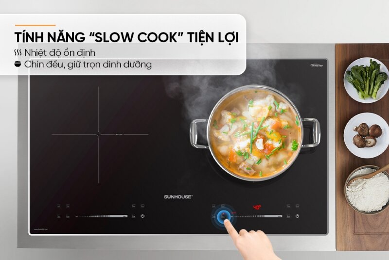 Bếp từ đôi Sunhouse SHB82082-VM