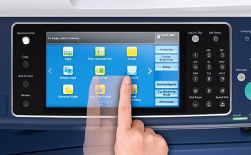 Máy photocopy Fuji Xerox V 4070 CPS   DADF   Duplex (Copy/in mạng/Scan mạng /ADF/Duplex)