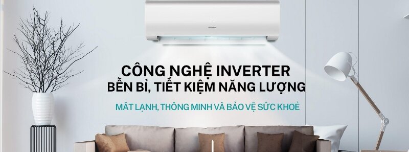 Điều hòa Hisense 1 Chiều 12000 BTU Inverter AS-13TW4RYDTU00 tiết kiệm điện