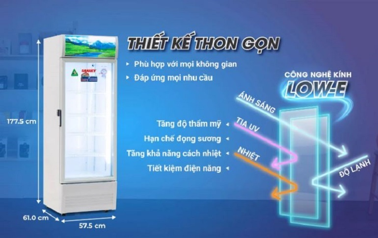 Tủ mát Sanaky Inverter 1 cánh 300 lít VH-3089K3 3 Tủ mát Sanaky Inverter 1 cánh 240 lít VH-3089K3