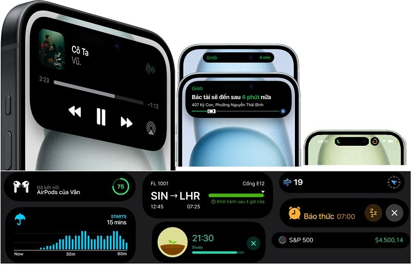 Điện thoại iPhone 15 256GB dynamic island