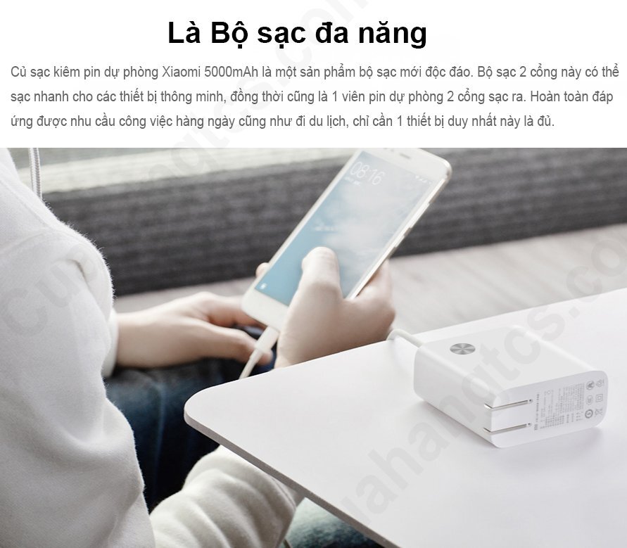 Củ sạc kiêm pin dự phòng Xiaomi CBQ01ZM