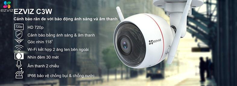 Camera quay quét Wifi theo dõi chuyển động EZVIZ Husky air CS-CV310 720P Camera quay quét Wifi theo dõi chuyển động EZVIZ Husky air CS-CV310 720P