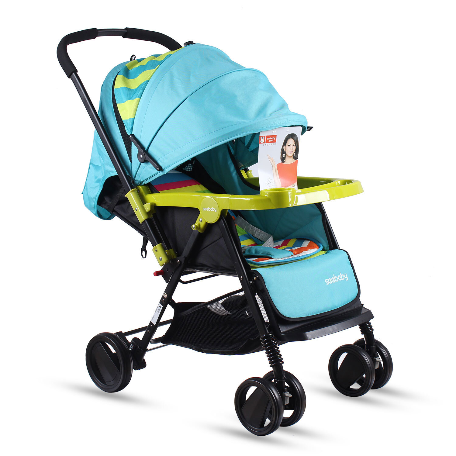  Xe đẩy Seebaby T11A màu xanh