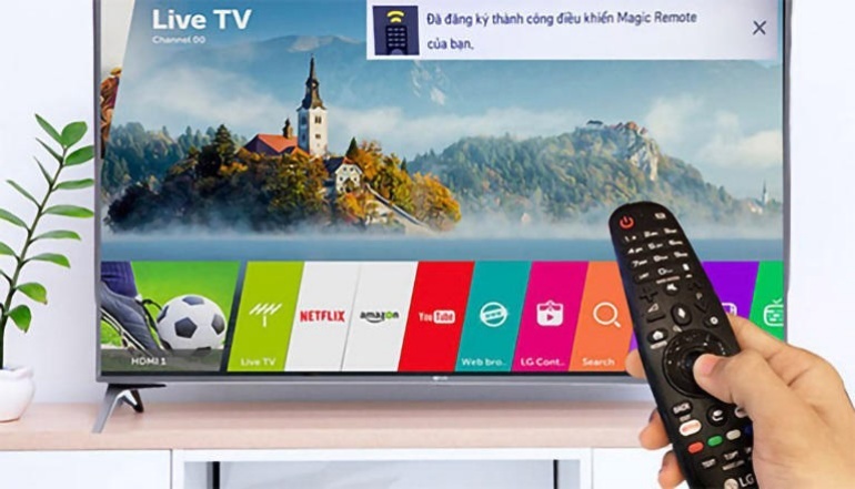 Magic Remote giúp điều khiển đơn giản với trợ lý ảo