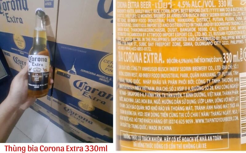 Nguồn gốc nguồn gốc thùng bia Corona Extra 24 chai x 355ml