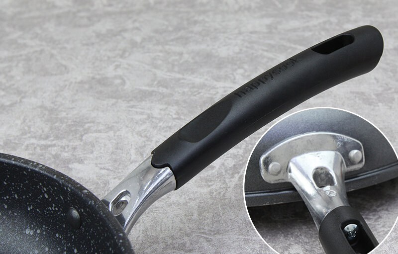 Chảo nhôm đáy từ chống dính đá hoa cương 26 cm Happycook Hera HFP-26 Chảo nhôm đáy từ chống dính đá hoa cương 26 cm Happycook Hera HFP-26