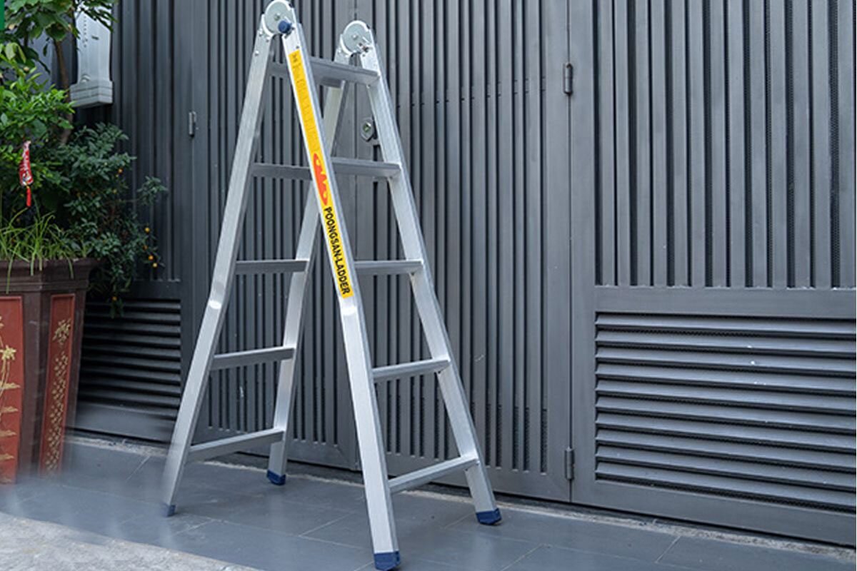 Thang nhôm khóa sập tự động Poongsan OA-5