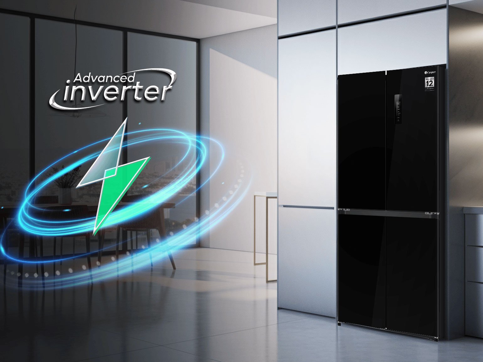 Tủ lạnh Casper ứng dụng công nghệ Advanced Inverter Tủ lạnh Casper