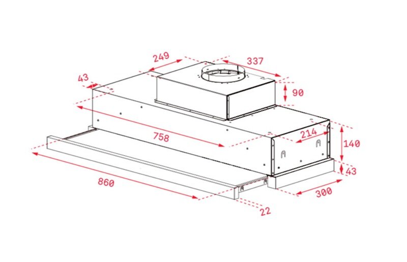 Máy hút mùi Teka CNL 9815 PLUS