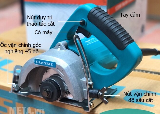Máy cắt gạch Classic CLA-7120 110mm Máy cắt gạch Classic CLA-7120 110mm