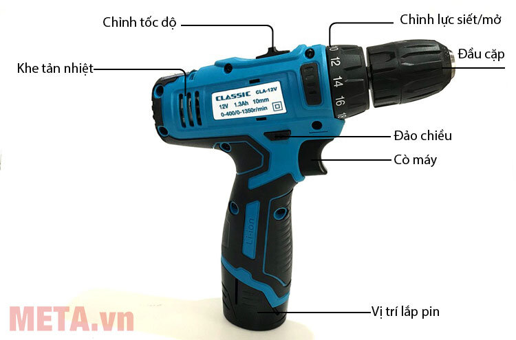 Máy khoan pin Classic CLA-12V