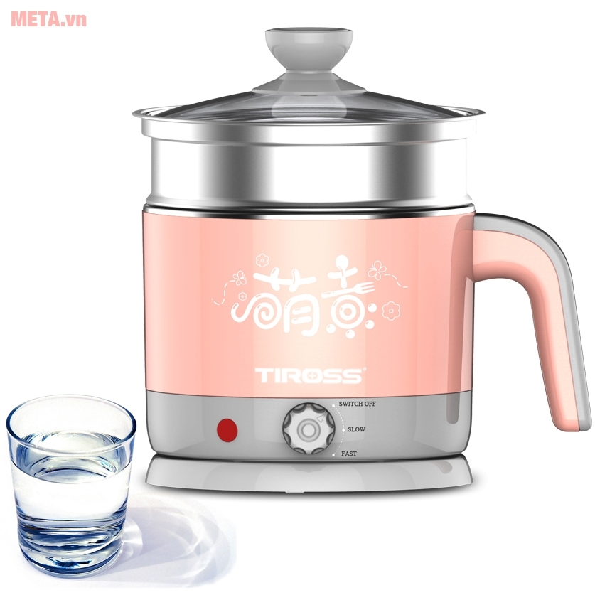 Ấm nấu điện đa năng Tiross TS1366 Ấm nấu điện đa năng Tiross TS1366