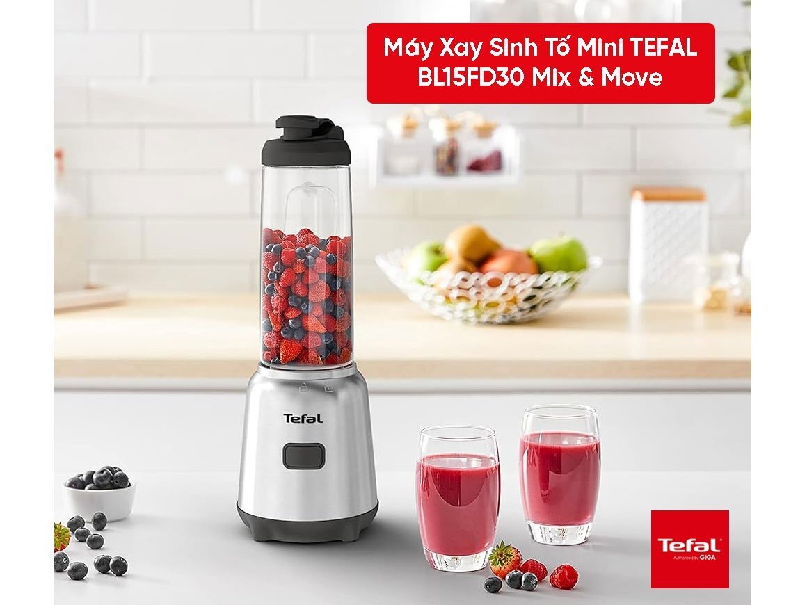 Máy xay sinh tố mini Tefal BL15FD30 Máy xay sinh tố mini Tefal BL15FD30