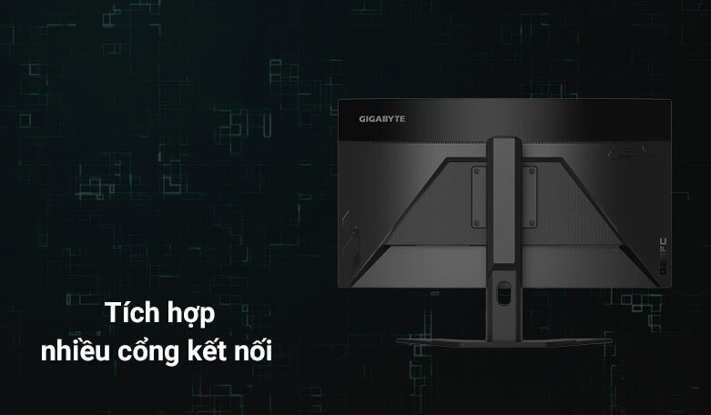 Màn hình GIGABYTE G27FC A-AP tích hợp nhiều cổng kết nối đa dạng