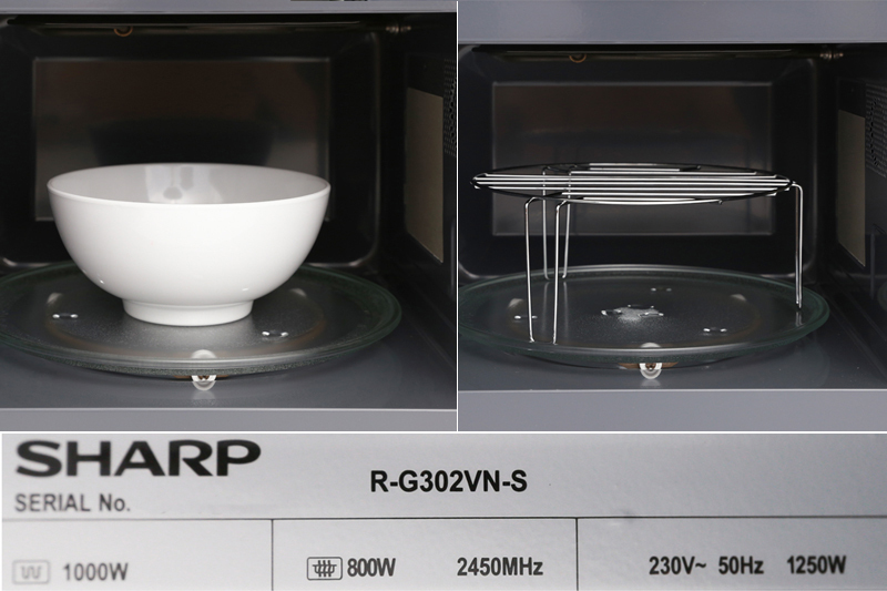 Lò vi sóng Sharp R-G302VN-S, có nướng, 23 lít 6 yH5BAEAAAAALAAAAAABAAEAAAIBRAA7