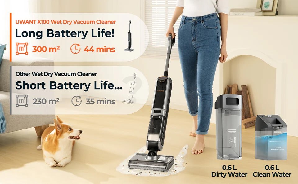 Uwant X100 có tuổi thọ pin mạnh mẽ