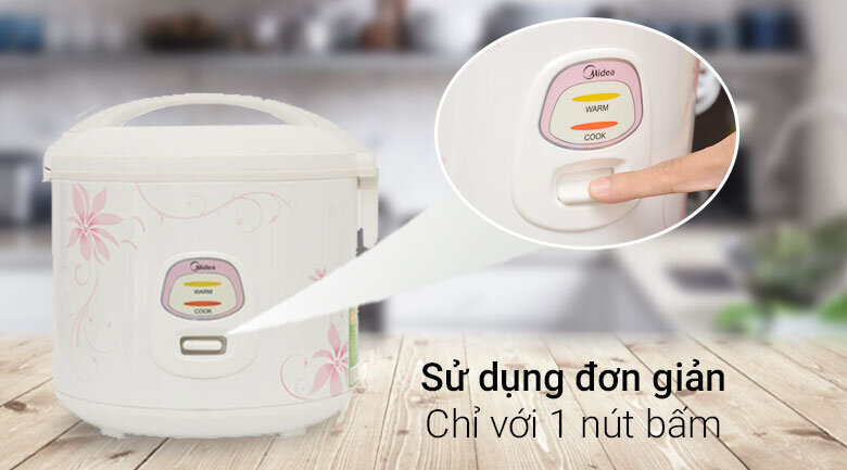 Nồi cơm điện Midea 1.8 lít MR-CM18SQ Nồi cơm điện Midea 1.8 lít MR-CM18SQ