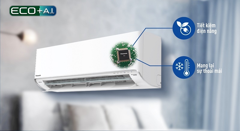 Điều hòa Panasonic Inverter 12000 BTU 1 chiều CU/CS-U12BKH-8 gas R-32 Điều hòa Panasonic Inverter 12000 BTU 1 chiều CU/CS-U12BKH-8 gas R-32