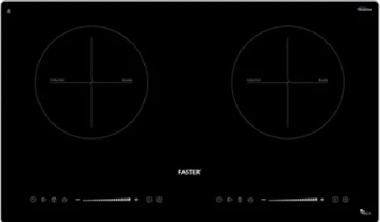 Bếp từ đôi Faster FS-812GS sở hữu nhiều tính năng hiện đại