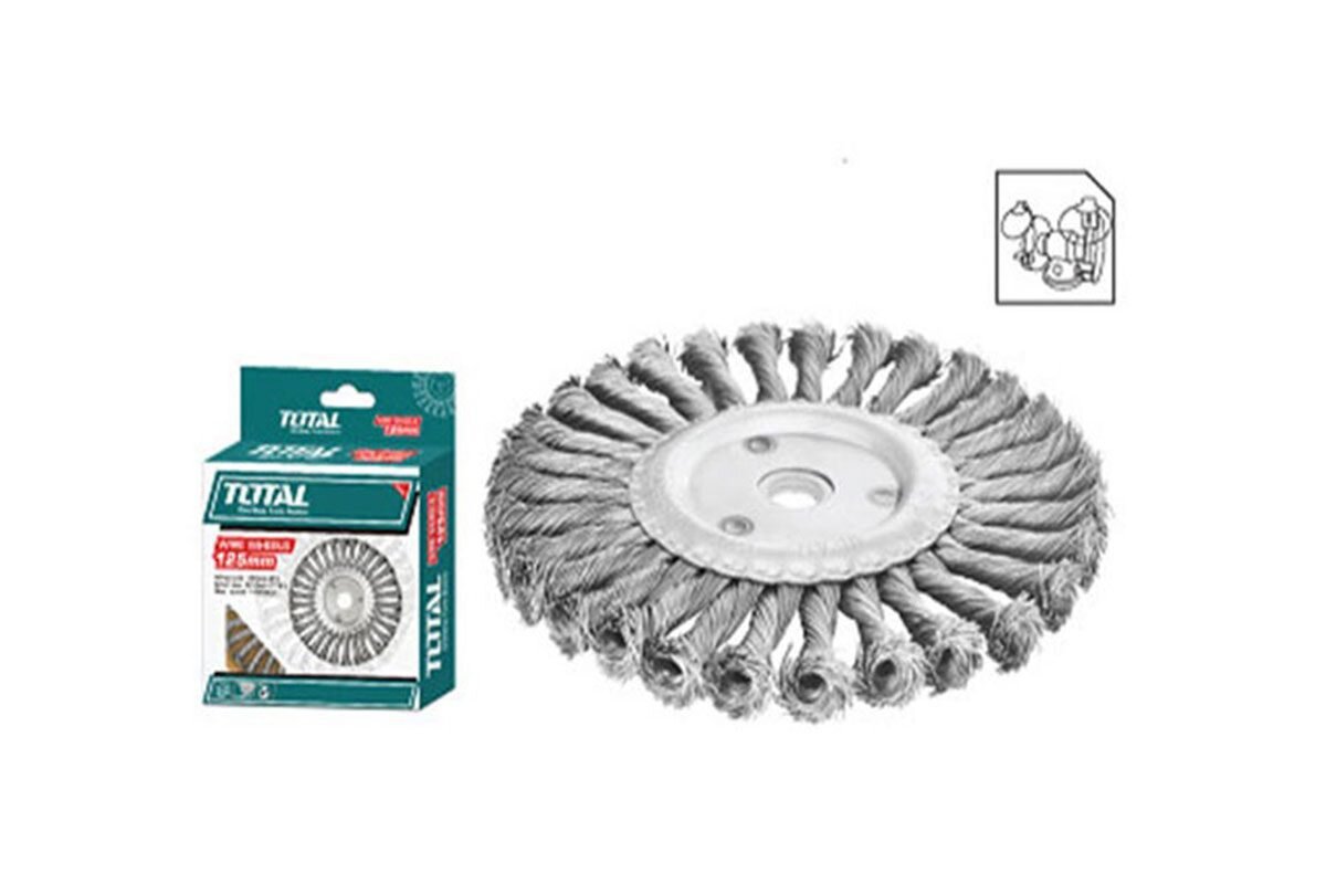 Bánh cước thép xoắn 125mm Total TAC35051