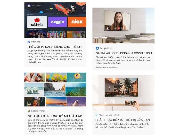 Google Tivi có giao diện thân thiện Google Tivi