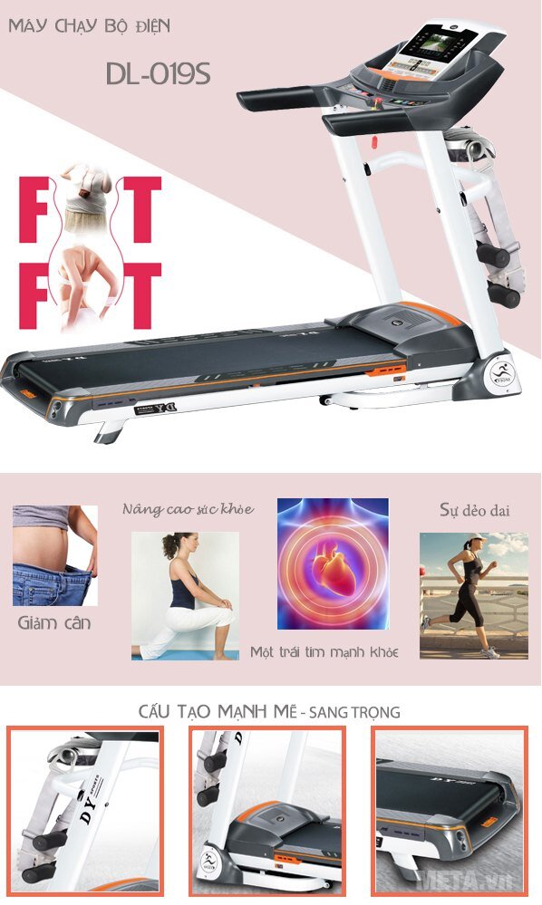 Máy chạy bộ điện Động Lực DL-019S