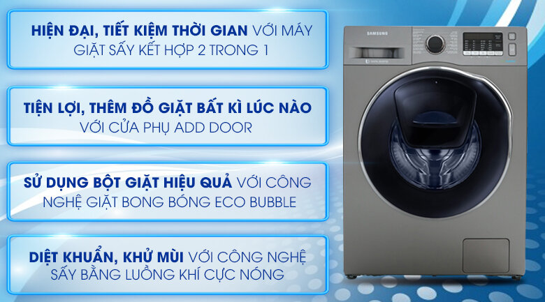 Máy giặt Samsung Addwash WD95K5410OX/SV