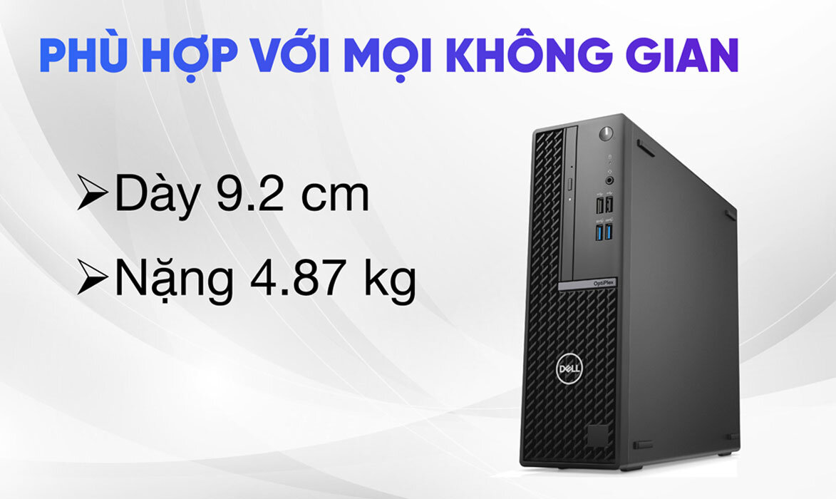 PC Dell Optiplex 7010 SFF S7010-13500-08512W kiểu dáng phù hợp với mọi không gian