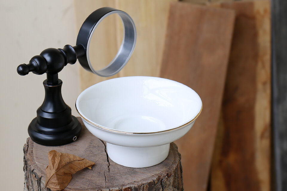 Giá để xà phòng bằng đồng Kanly GCK04B