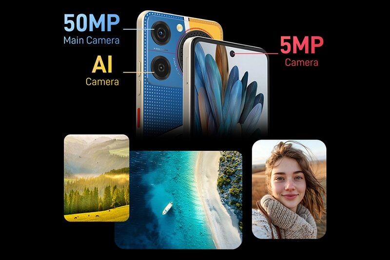 ZTE Nubia Music trang bị hệ thống camera kép với cảm biến chính 50MP