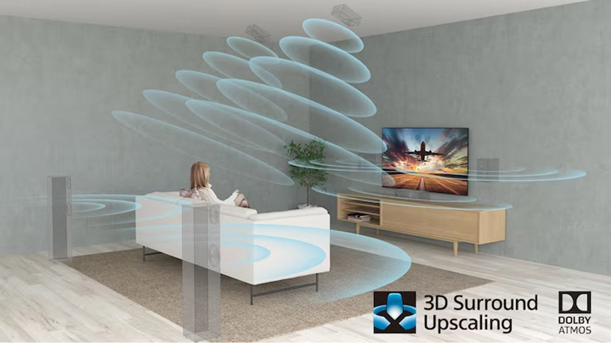 Âm thanh 3D từ công nghệ Dolby Atmos của tivi Sony XR-55X90K 