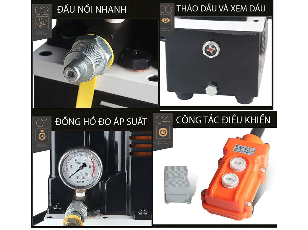 QQ700 có đầu nối nhanh QQ700