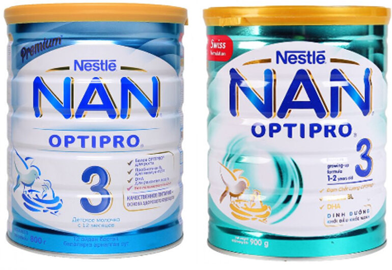 Sữa Nan số 3 có mấy loại?