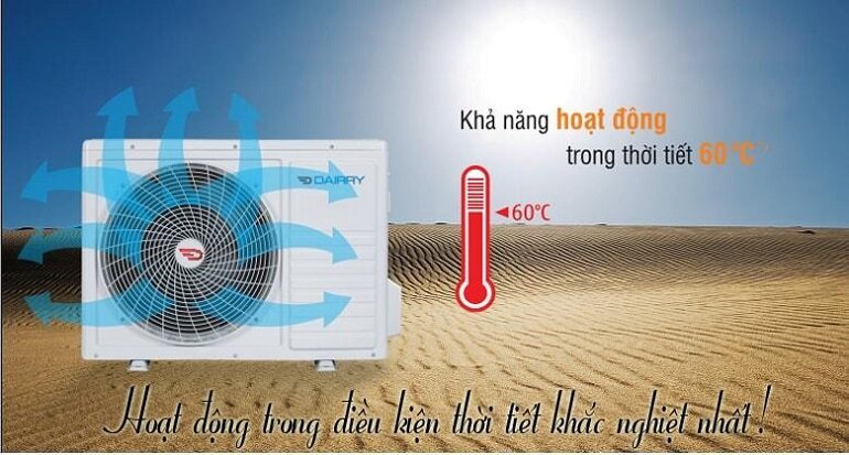 Điều hòa Dairry 24000BTU 2 chiều inverter i-DR24UVH gas R-32