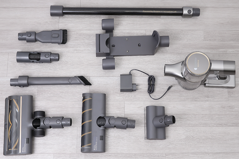 Máy hút bụi không dây Dreame R20 nhiều đầu hút đa dạng (Ảnh: dienmayxanh).