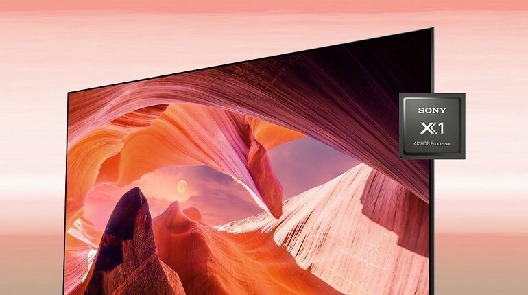 Google tivi Sony 4K 50 inch KD-50X80L chip xử lý
