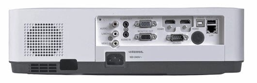 Boxlight ALX502 có cổng kết nối ở mặt sau  Boxlight ALX502