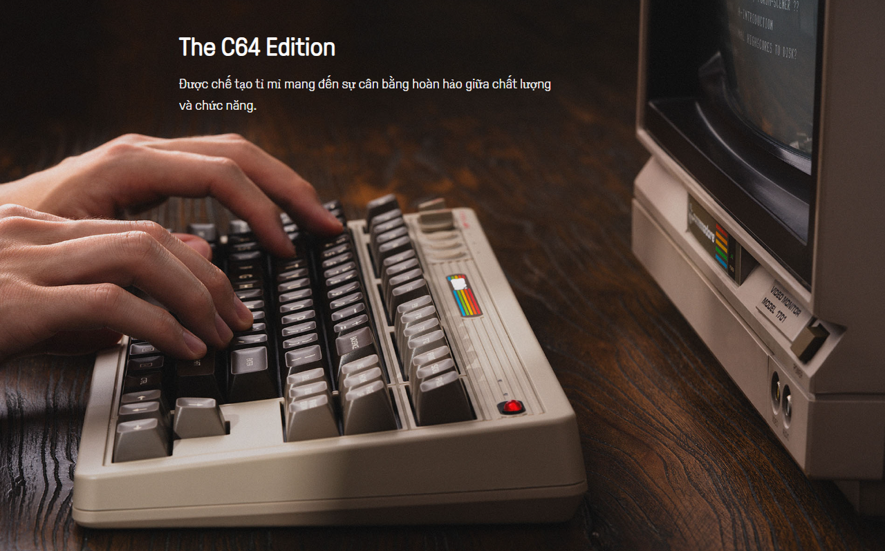 Bàn phím cơ 8BitDo Retro Mechanical Keyboard - C64 Edition 3