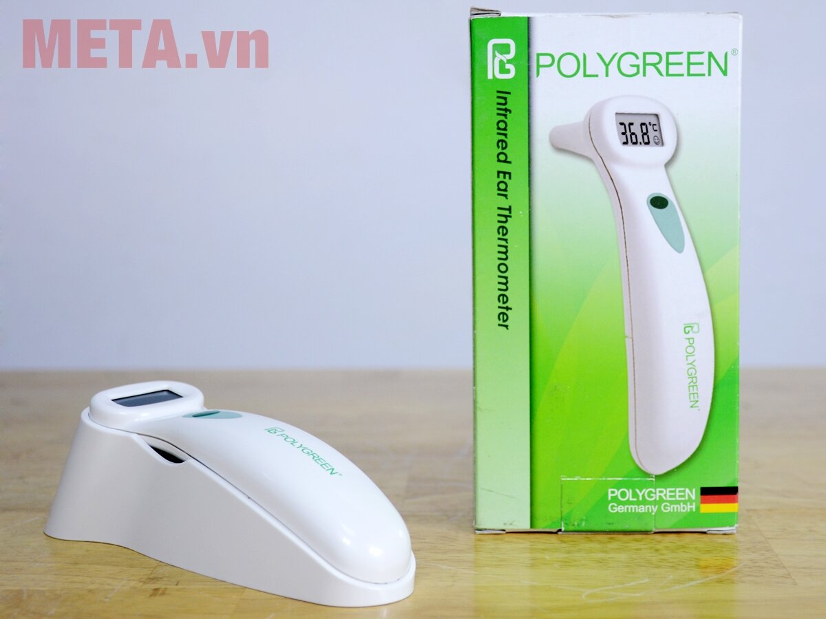 Nhiệt kế hồng ngoại đo tai PolyGreen KI-8120