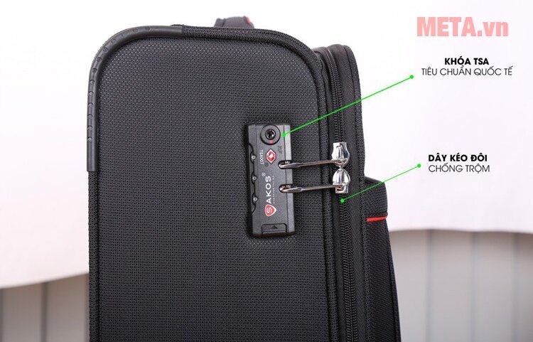 Vali vải siêu nhẹ Sakos Starline 5 (36 x 23 x 56 cm)